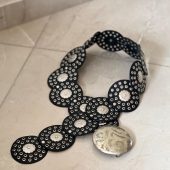 Handmade Moroccan Leather Belt – Vintage Silver Buckle Gothic Boho Gift